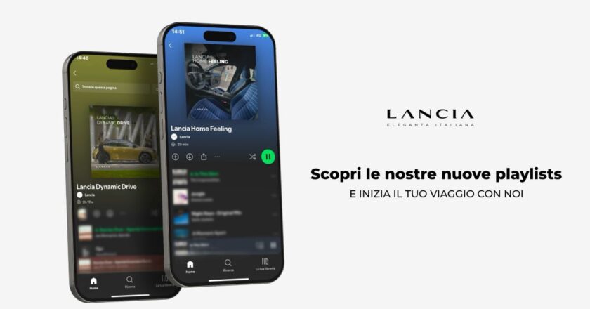 Nuova Lancia Ypsilon, due playlist dedicate su Spotify