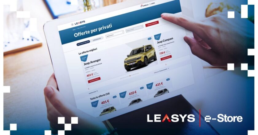 Leasys lancia Leasys e-Store, il nuovo marketplace digitale